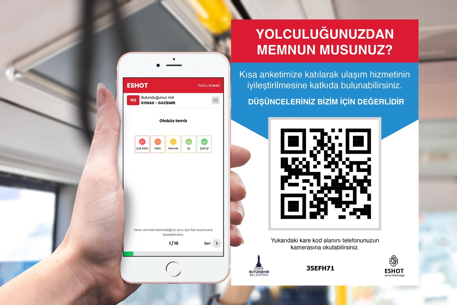 ESHOT’un hizmet kalitesini İzmirliler değerlendirecek