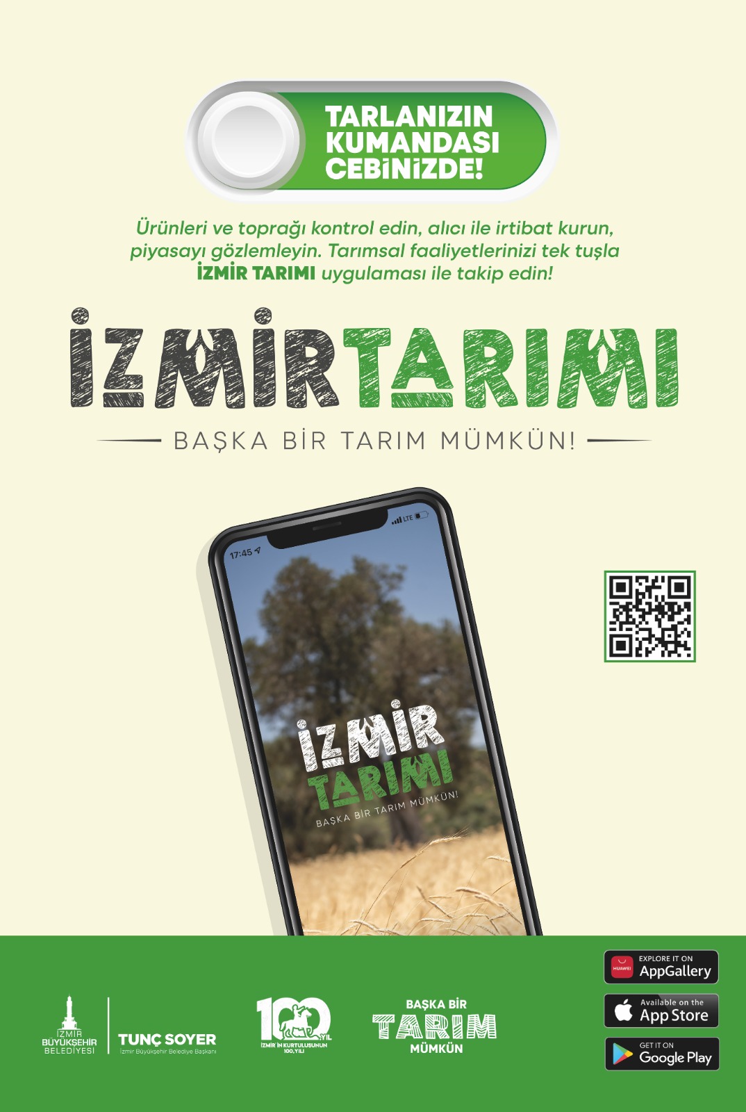 İzmir Tarımı mobil uygulaması 2022’nin en iyi projesi seçildi