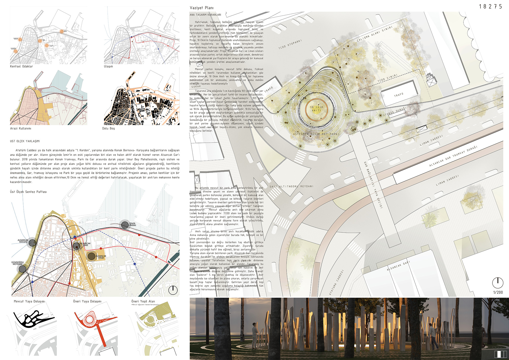 10 Ekim Anıtı ve Anma Yeri proje yarışması sonuçlandı İzmir 10 Ekim’i unutmayacak