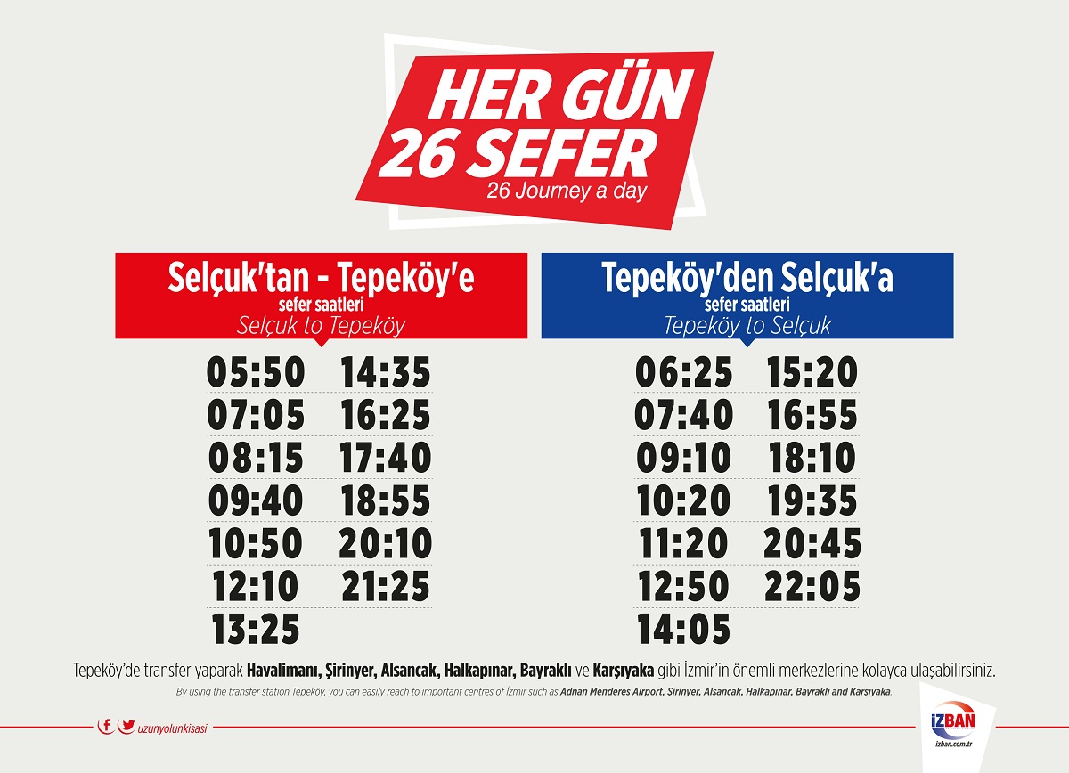 İZBAN’dan Selçuk için yaz uygulaması