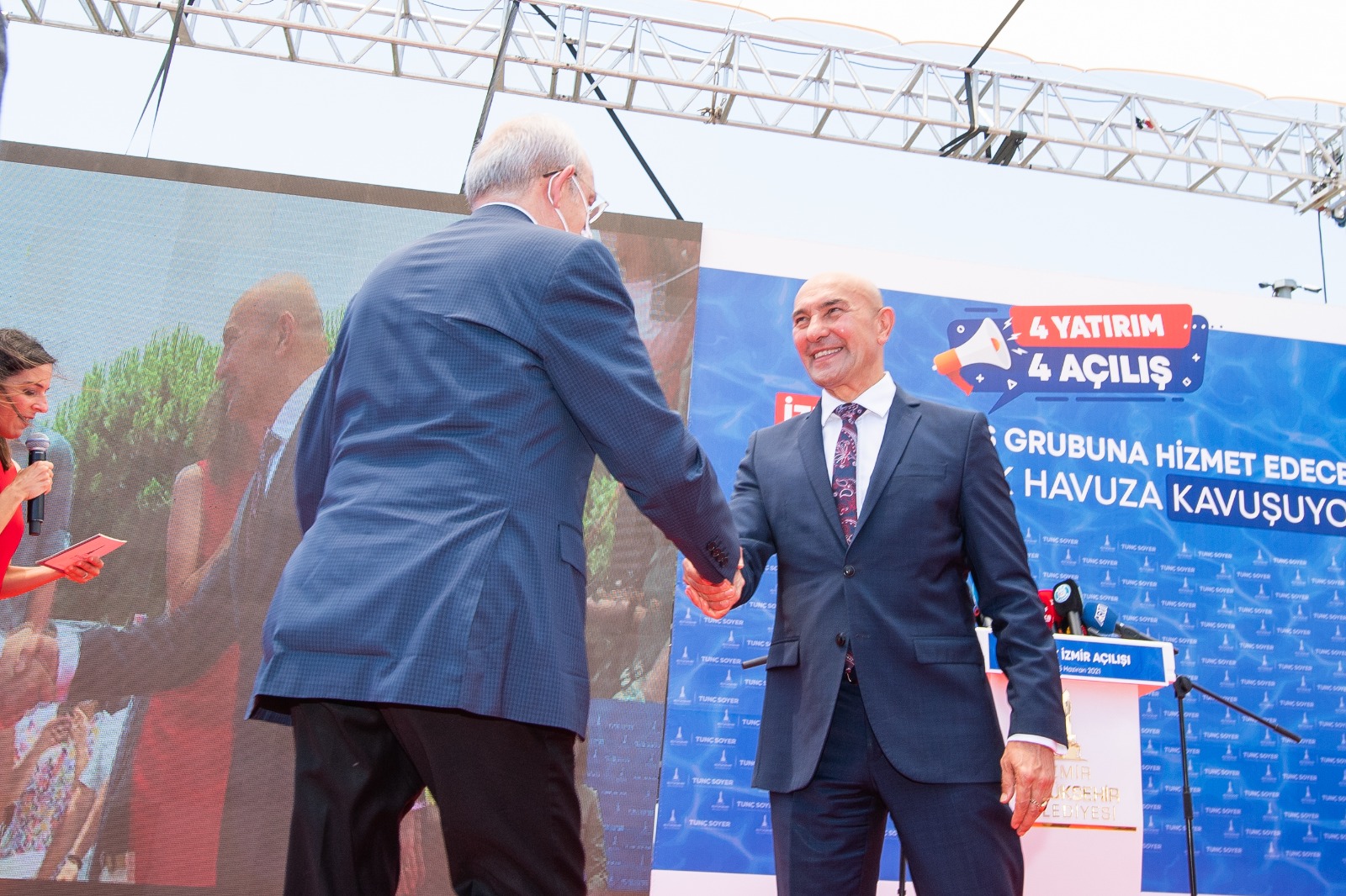 Kılıçdaroğlu’nun İzmir’deki açılış maratonunun ikinci durağı Bornova Havuz İzmir açıldı
