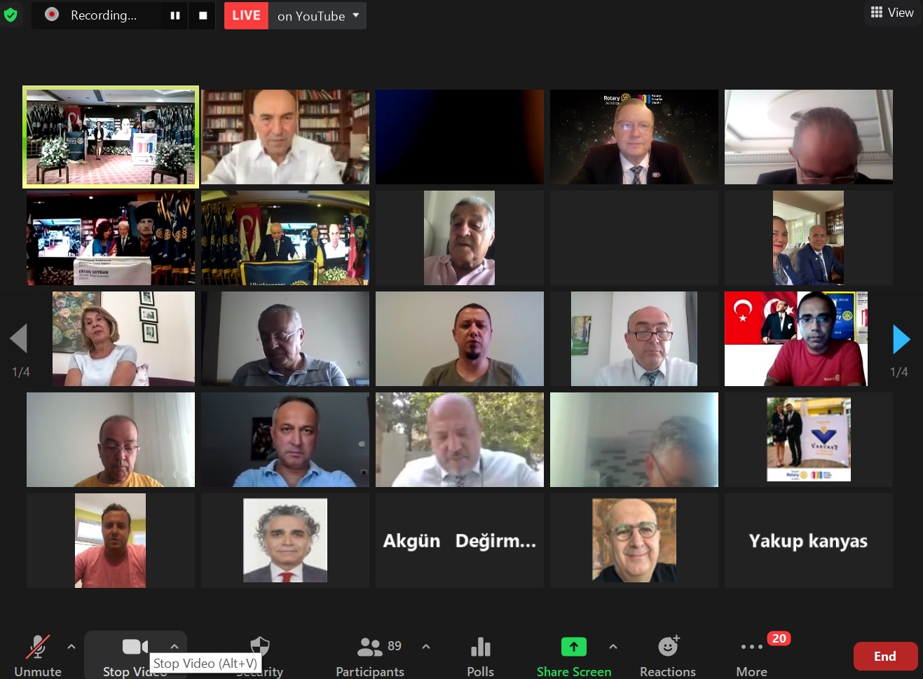 Başkan Soyer'e Rotary Meslek Hizmet Ödülü