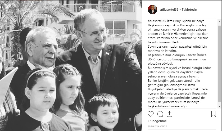 Sertel'den sürpriz hamle! Kocaoğlu'ndan randevu istedi