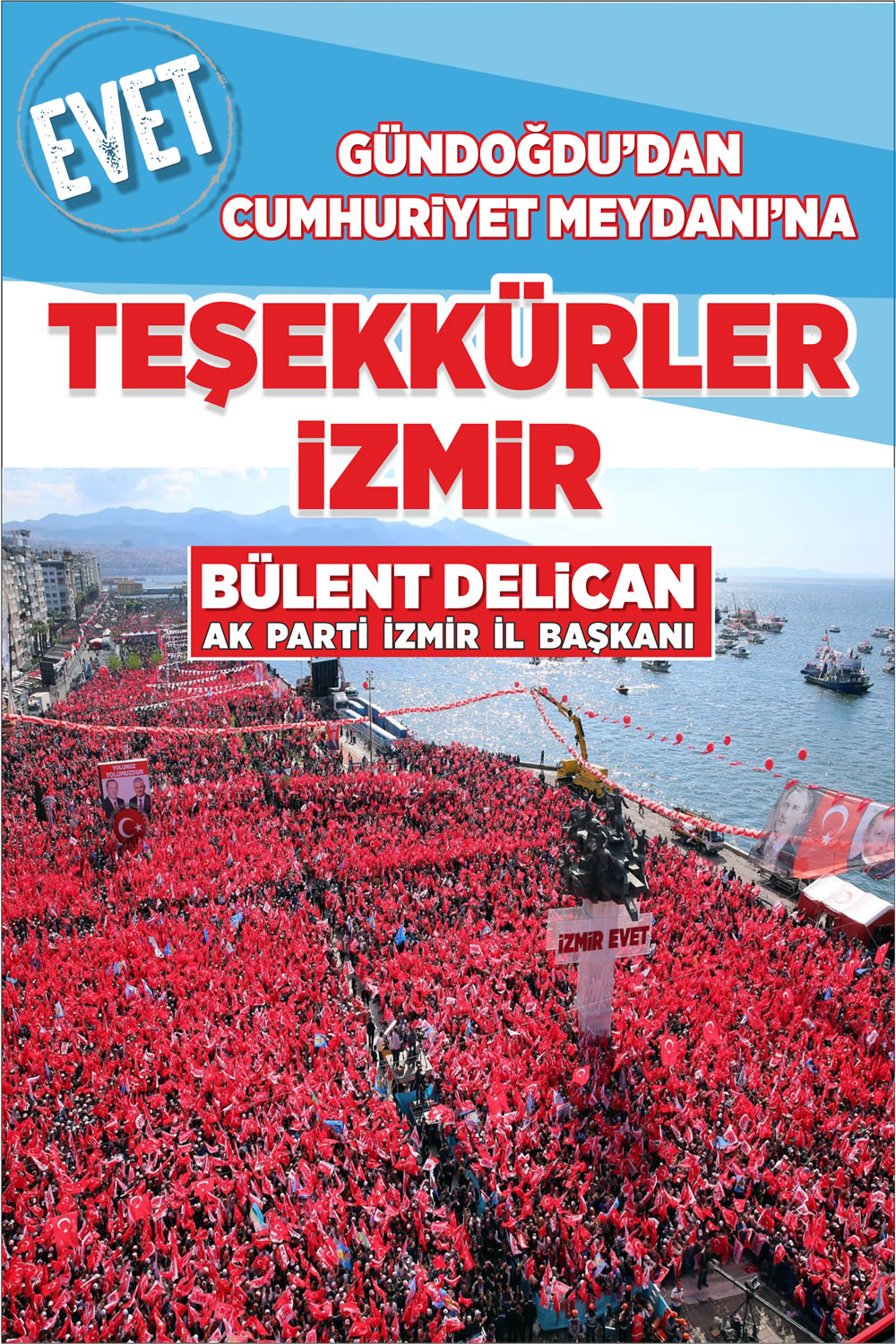 AK Parti İl Başkanı Delican’dan ‘Sandığa çağrı, rejime vurgu’