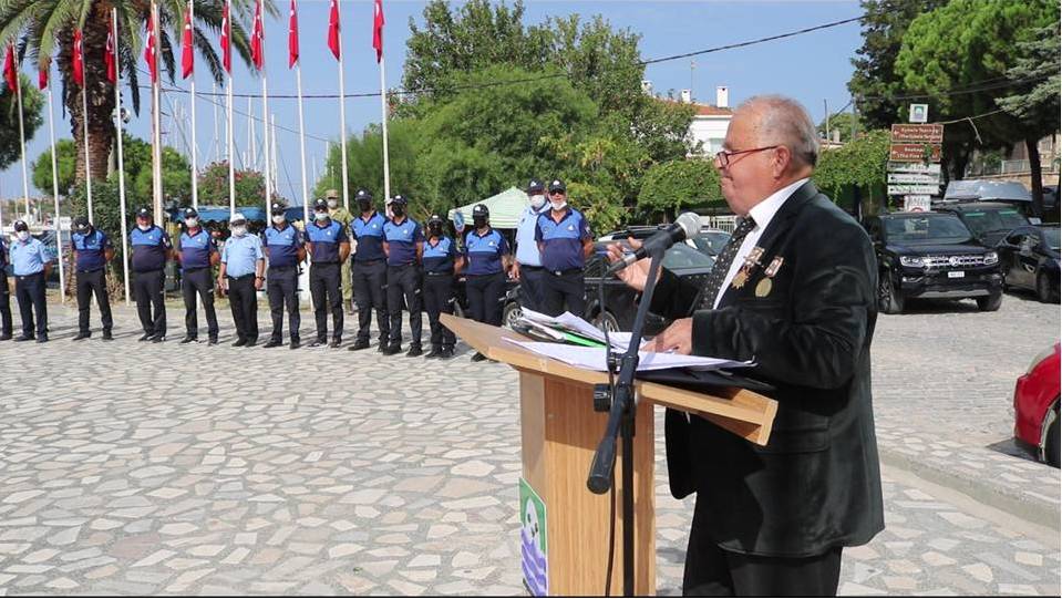 GAZİLER GÜNÜ FOÇA'DA TÖRENLE KUTLANDI
