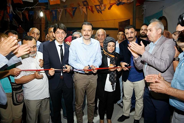 Gültepe'de miting gibi SKM açılışı