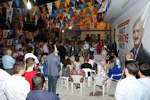 Gültepe'de miting gibi SKM açılışı