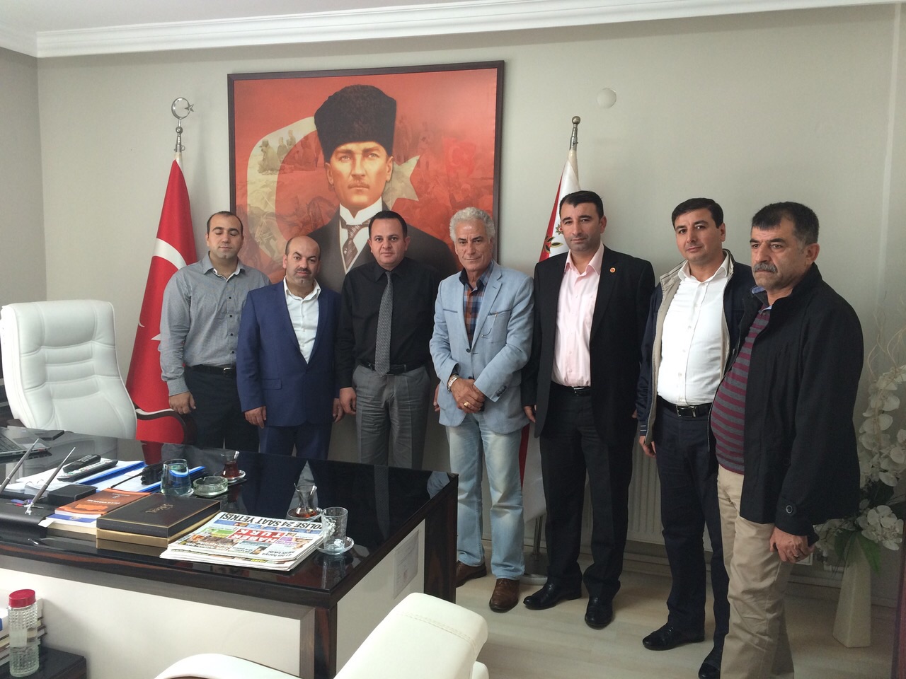 Mardinliler Derneği'nden Olgun Başkana ziyaret