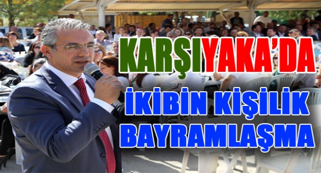 2 bin kişiyle bayram yemeği