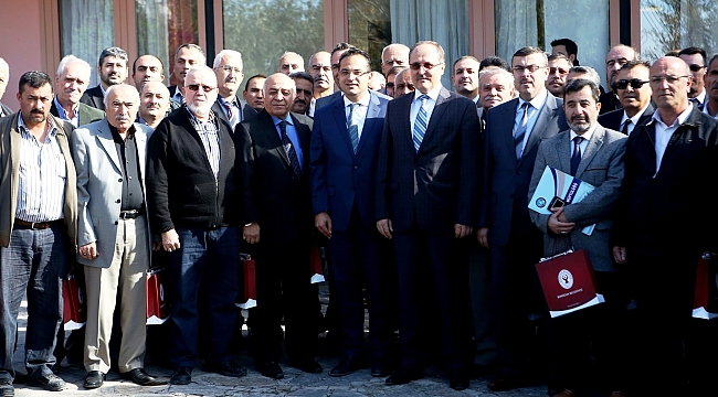 Başkan Atila, Bornova’daki din adamlarıyla bir araya geldi