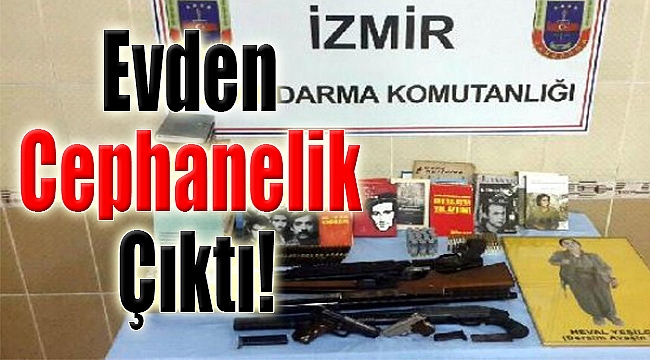 İzmir’de Terör Operasyonu: Evden Cephanelik Çıktı!