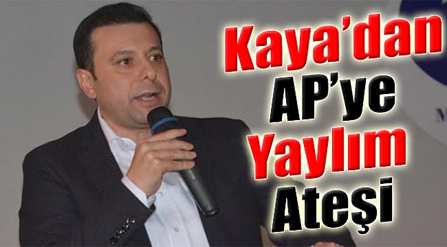 Kaya’dan AP’ye Yaylım Ateşi