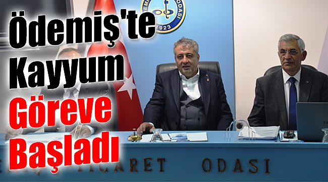 Ödemiş Ticaret Odası&#039;na Atanan Kayyum Göreve Başladı