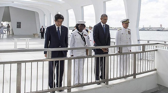 ABD'de tarihi gün: Obama ve Abe orada!