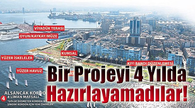 Bir projeyi 4 yılda hazırlayamadılar