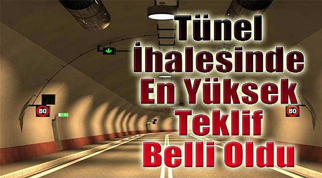 Buca tüneli ihalesinde en yüksek teklif belli oldu