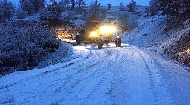 İzmir'de kar seferberliği