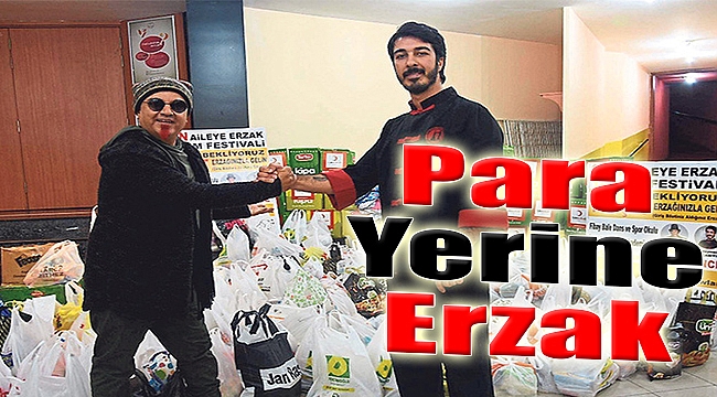 Para yerine erzak