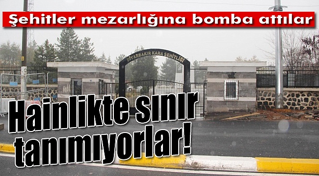 Şehitler Mezarlığına Bomba Attılar
