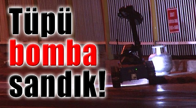 Yolda bırakılan tüpler panik yarattı