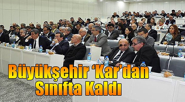 Büyükşehir &#039;kar&#039;dan sınıfta Kaldı