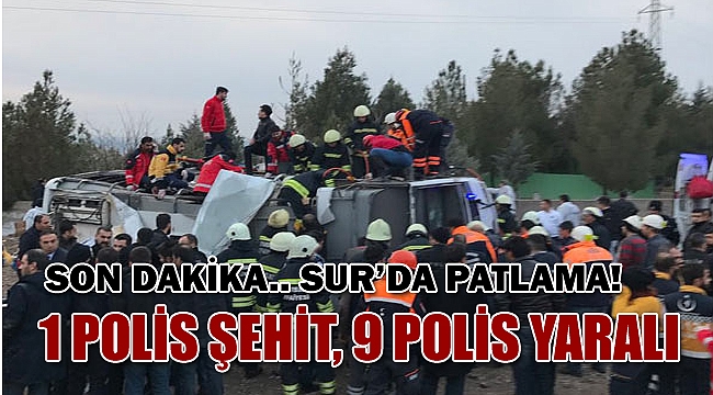 Diyarbakır&#039;da patlama Şehit ve yaralılar var
