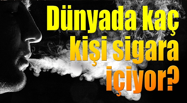 Dünya genelinde kaç kişi sigara içiyor?