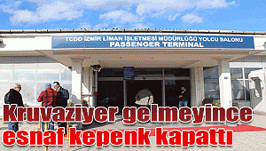 Kruvaziyer gelmeyince esnaf kepenk kapattı