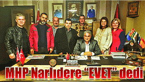 MHP Narlıdere “EVET” dedi