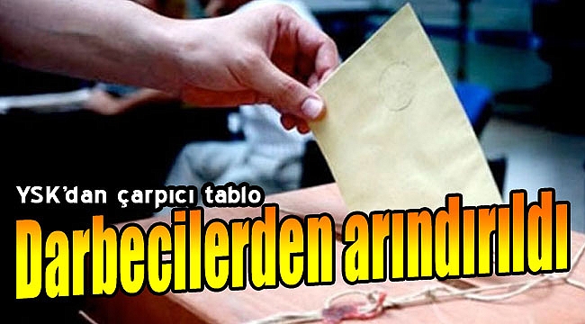 YSK&#039;dan çarpıcı tablo: Temiz sandık