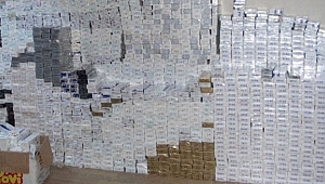 330 bin paket gümrük kaçağı sigara ele geçirildi