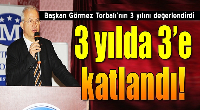 Başkan ilçesini değerlendirdi: &quot;3 yılda 3&#039;e katladık&quot;