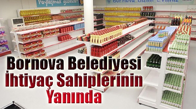 Bornova Belediyesi ihtiyaç sahiplerinin yanında