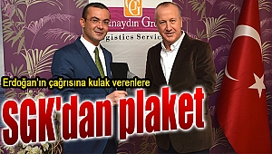 Cumhurbaşkanı Erdoğan'ın çağrısına kulak verenlere SGK'dan plaket