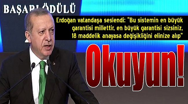 Erdoğan, yeni sistem ile ilgili vatandaşa seslendi: "Okuyun!"