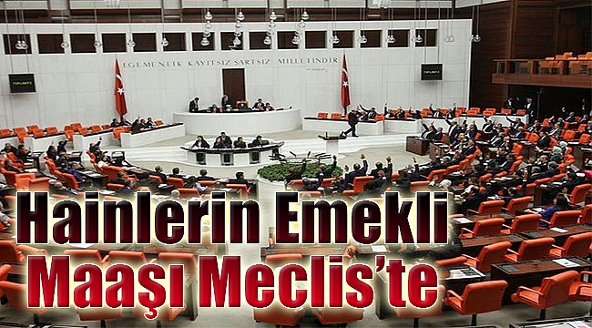 Hainlerin emekli maaşı meclis&#039;te