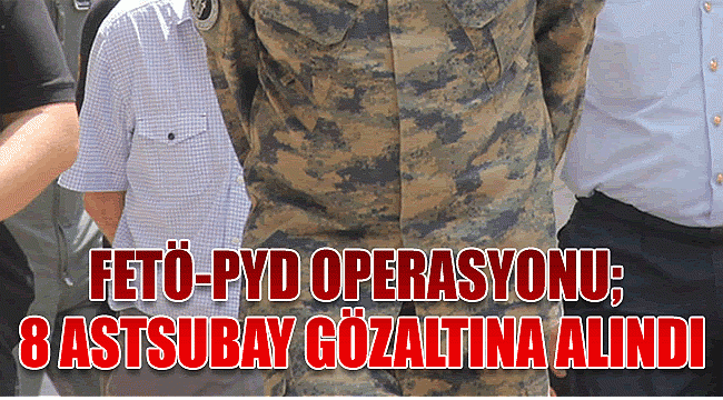 İzmir&#039;de FETÖ operasyonunda 8 asker alındı