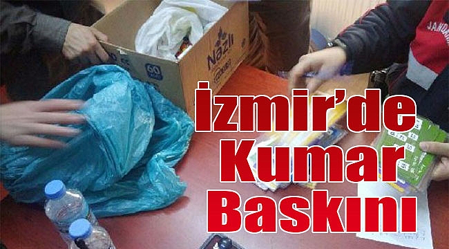 İzmir’de kumar baskını: 46 gözaltı