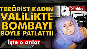 Terörist kadın bombayı böyle patlattı!