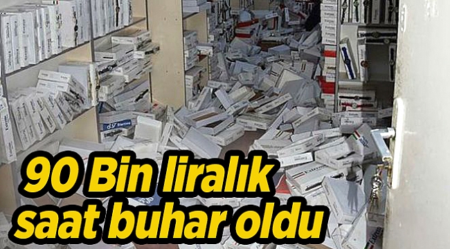 90 Bin liralık saat buhar oldu