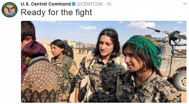 ABD Ordusu&#039;ndan tepki çeken YPG tweetleri!