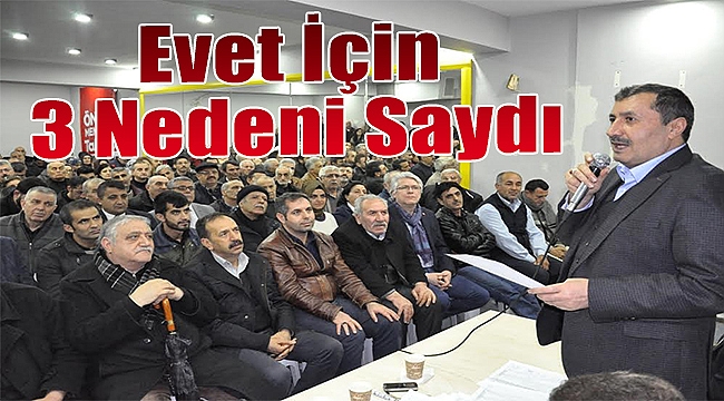 AK Parti İzmir Koordinatörü &#039;evet&#039; için 3 ana nedeni saydı!