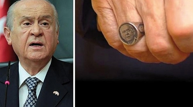 Bahçeli&#039;nin dikkat çeken yüzüğü!