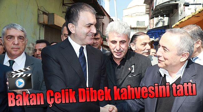 Bakan Çelik Dibek kahvesini tattı