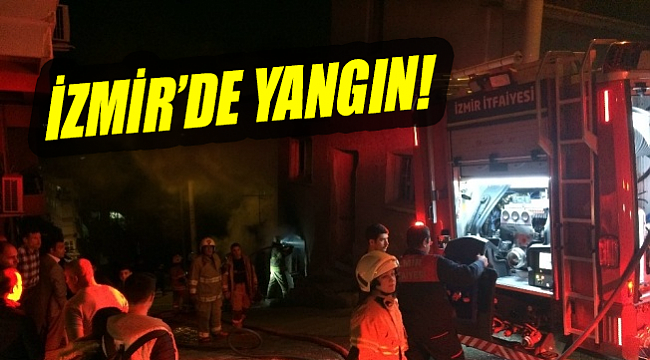 Bayraklı’da Yangın...