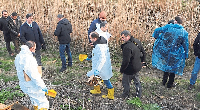 Dere yatağında vahşet
