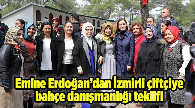 Erdoğan'dan İzmirli çiftçiye bahçe danışmanlığı teklifi