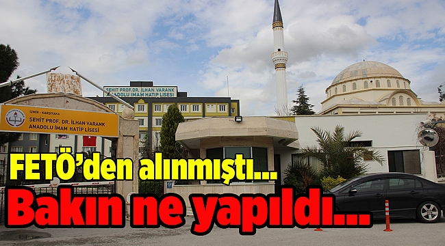 FETÖ’den alınmıştı... Bakın ne yapıldı...