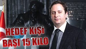 HEDEF KİŞİ BAŞI 15 KİLO