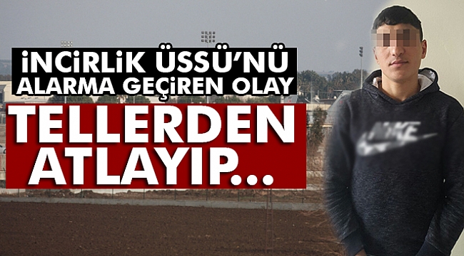 Hırsızlık zanlısı İncirlik Üssüne girince yakalandı